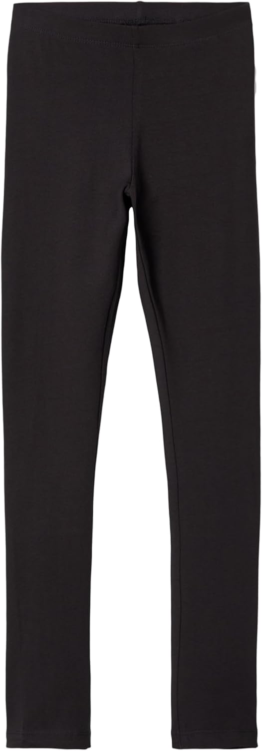 NAME IT Girls' Leggings, Black, 158