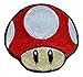 Price comparison product image Premier Patches Red Mushroom Patch Embroidered Iron on Badge Applique Costume Mario Kart/Snes / Mario World/Super Mario Brothers/Mario All Stars Cosplay