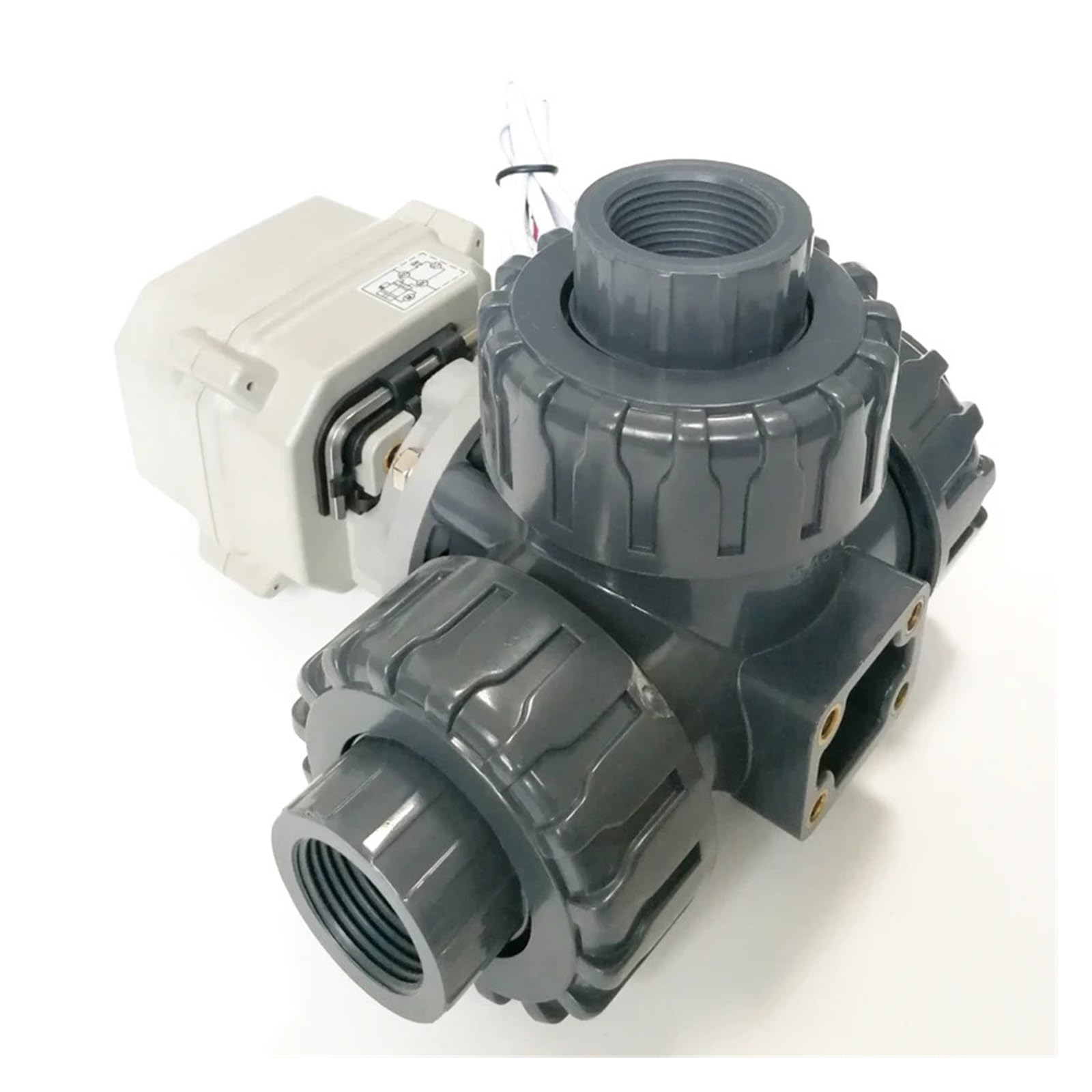 Válvula Eléctrica Tri-Puerto DN40 1-1/2"