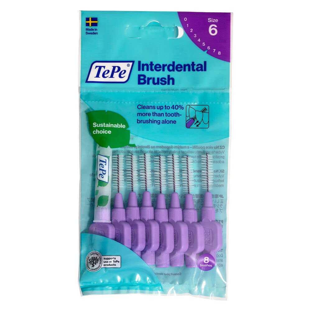 TEPE 1.1 MM - MOR Diş Arayüz Fırçası (1x 8 Adet)