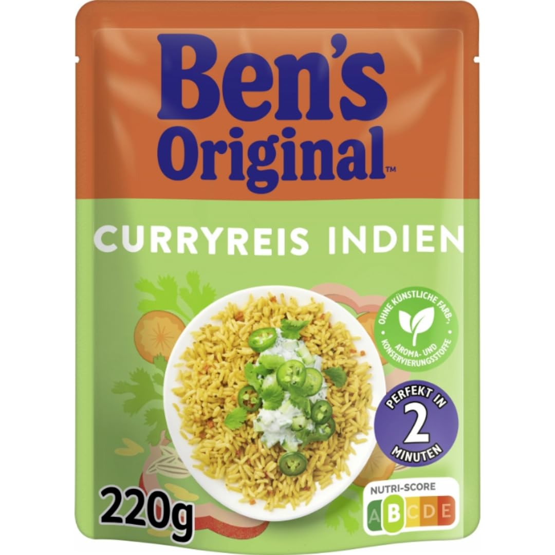 Ben's Original Curryreis Indien Reis 220 gramm x 12 Stück