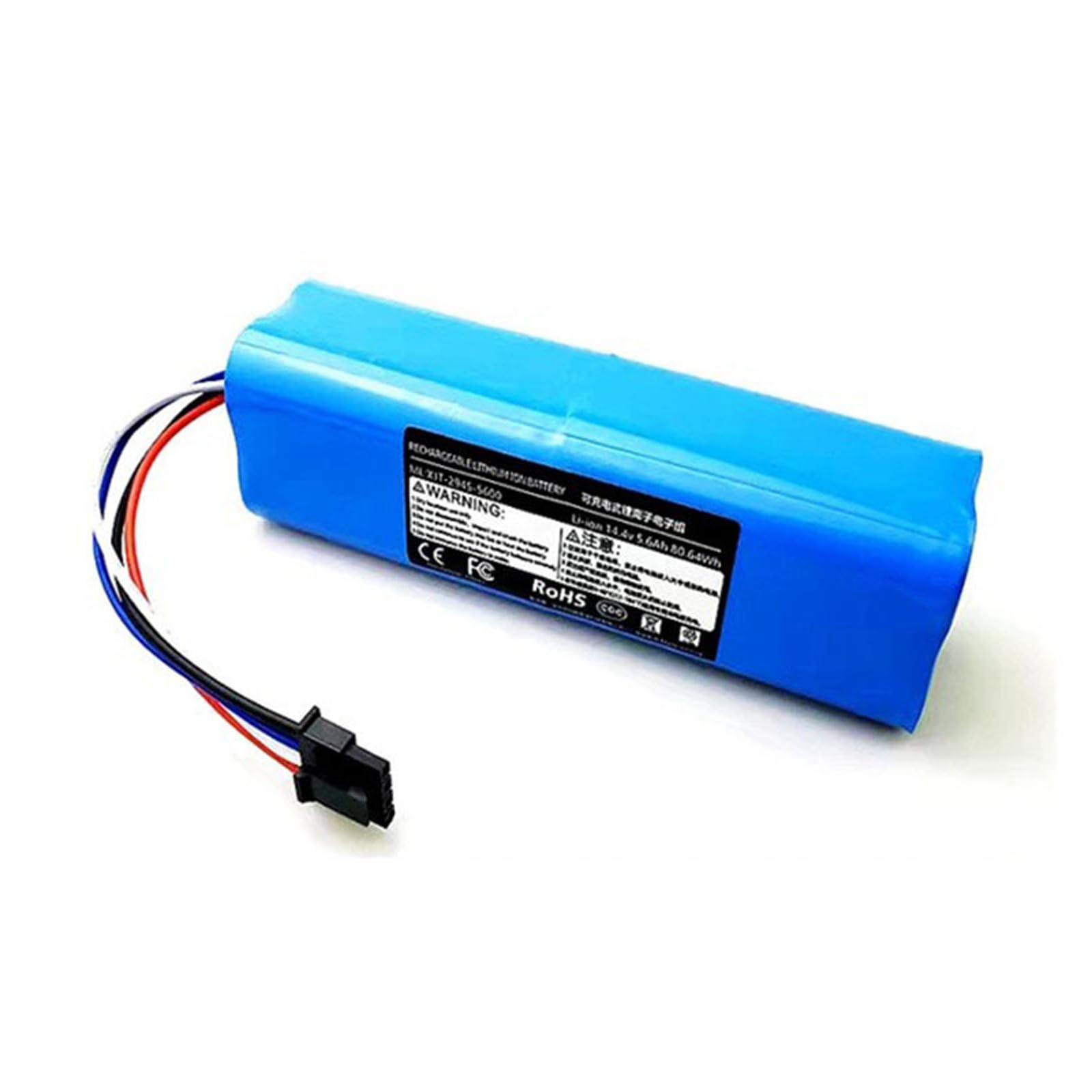 14.4V Replacement Battery 5200mAh 5600mAh 6500mAh 9800mAh 12800mAh Rechargeable Battery for Robot Vacuum Cleaner Accessories Parts 14.4 Volts Spare Battery
