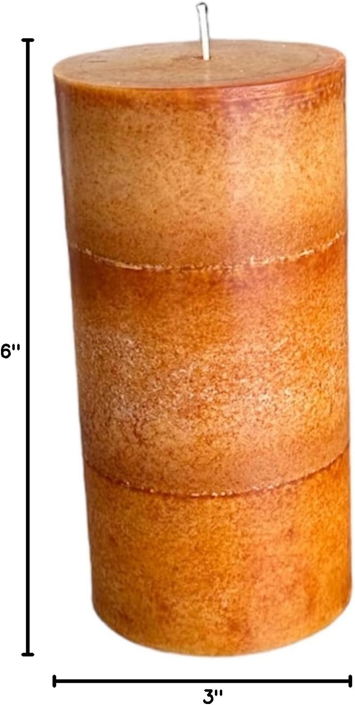Wicks N More Pumpkin Perfect 3x6 Scented Pillar Candle