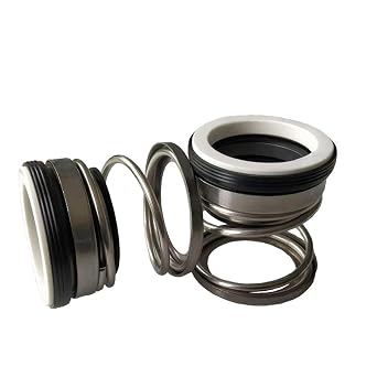 2pcs 108 Series Mechanical Seal Ceramic Carbon EPDM Coil Spring Water Pumps Mechanical Shaft Seal for Pipeline Pumps Sealing Parts60mm ID