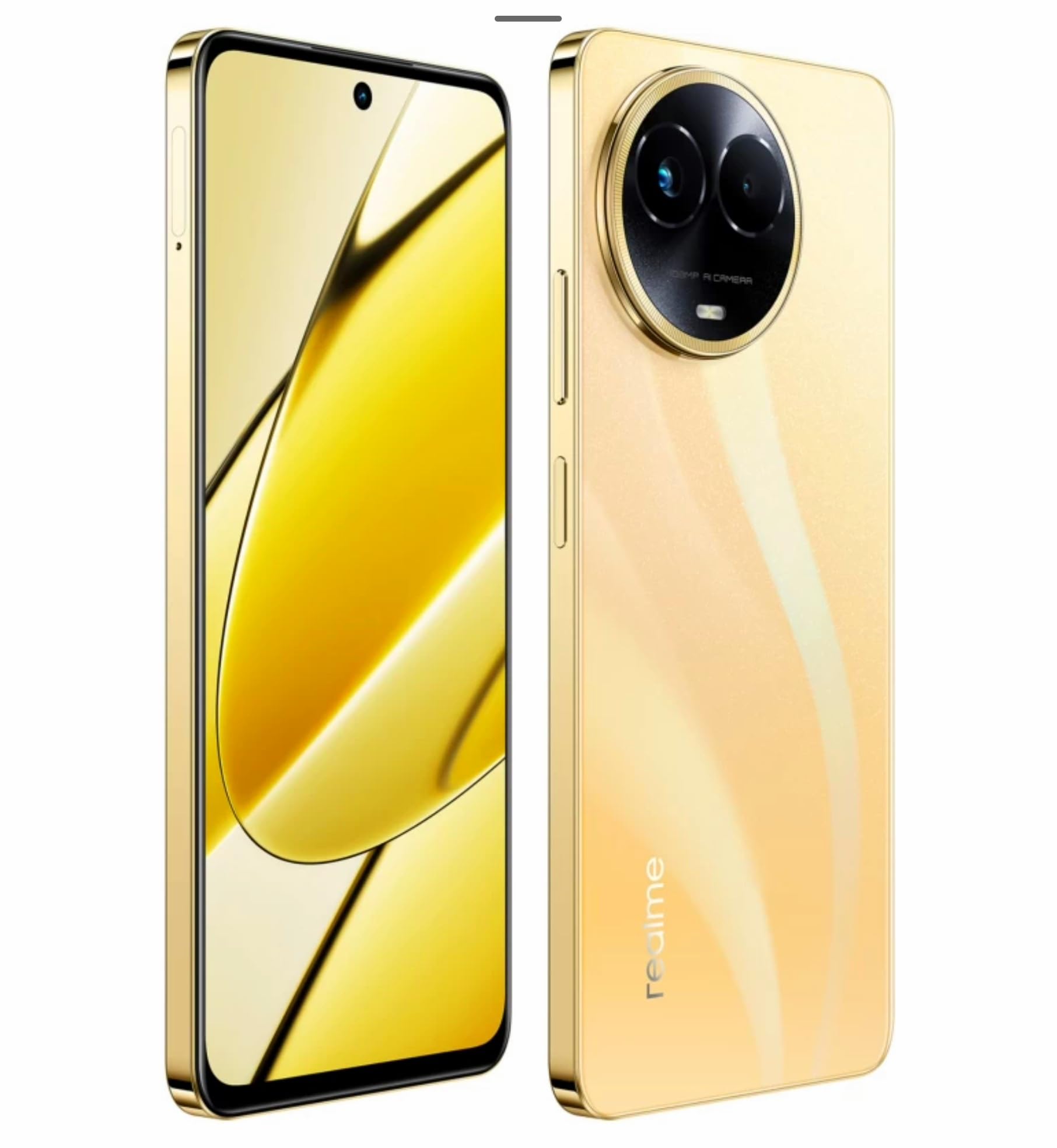 realme 11 5G 8GB + 256GB ゴールド Refurbished) realme 11 5G (Glory Gold, 8GB RAM, 256GB Storage