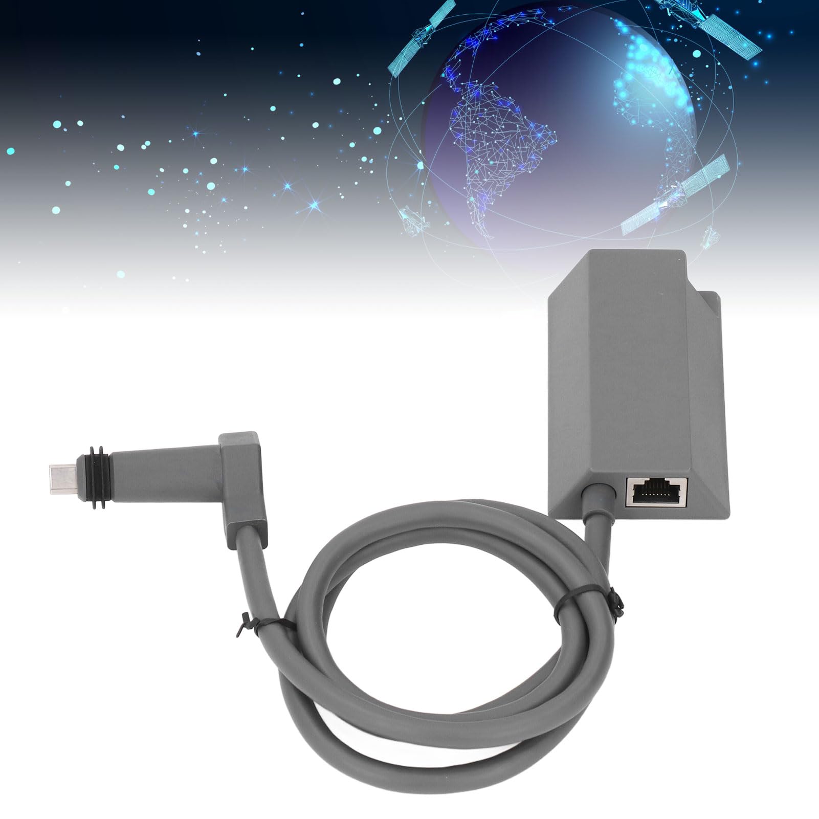 Ethernet Adapter Plug and Play Stable Network Adapter for V2 Satellite Internet Rectangular Dish