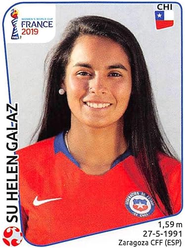 2019 Panini FIFA Women's World Cup France Album Stickers (Individual Sticker Only) Soccer #450 Su Helen Galaz Chile 2 Inch by 2 12 Inch Collectible 2019 Panini FIFA Women's World Cup France Album Stickers (Individual Sticker Only) Soccer #450 Su Helen Galaz Chile 2 Inch by 2 12 Inch Collectible