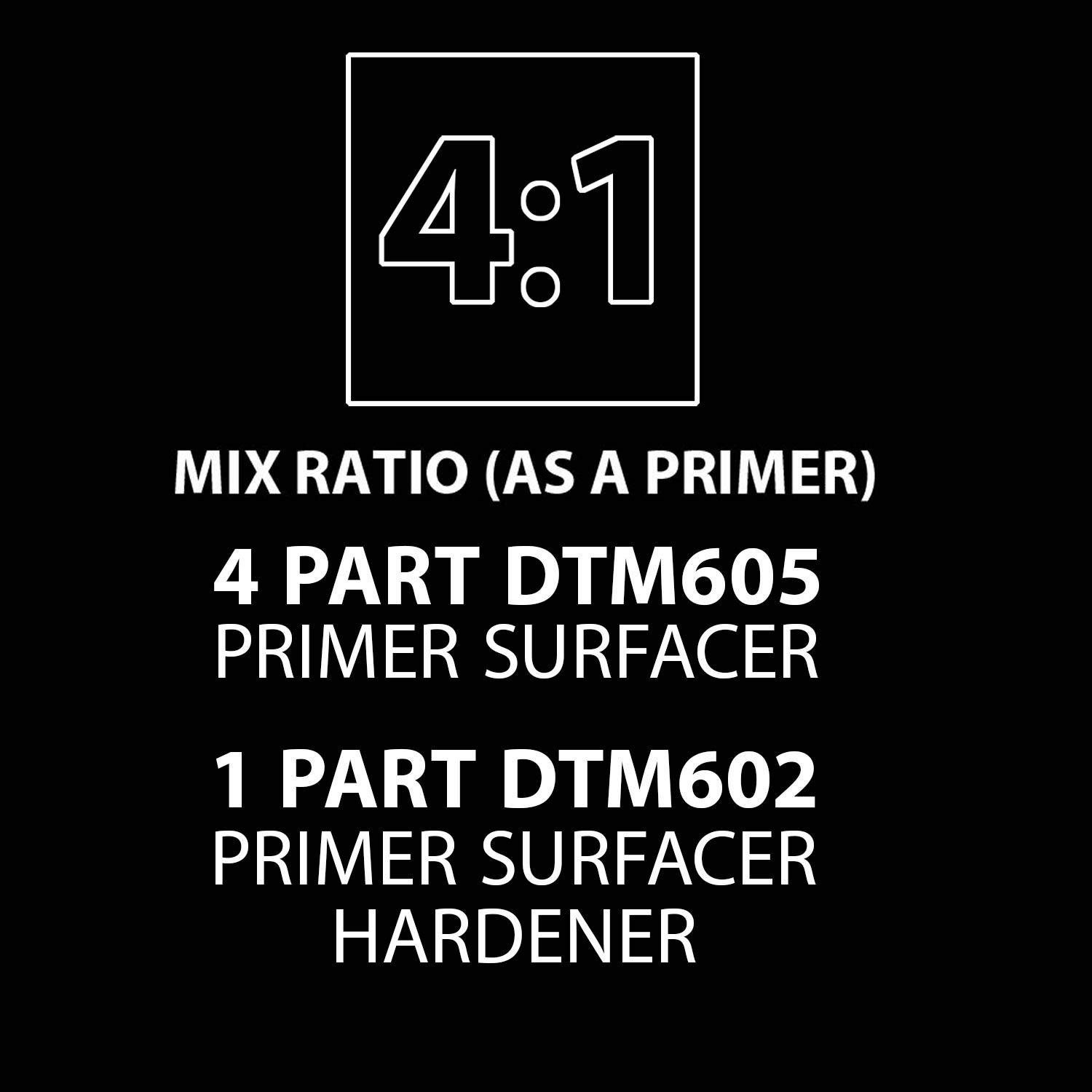 Custom Shop Gray DTM High Build 2K Primer Surfacer (Direct to Metal