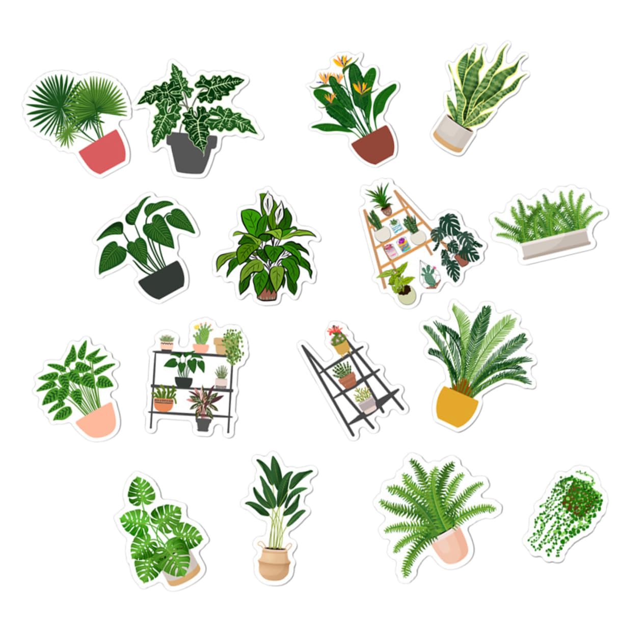 HANABASS 3 Ensembles Magnets Décoratifs pour Réfrigérateur Forme De Plantes Autocollants De Bonsai pour Décoration De Cuisine Et Murale Aimants Magnétiques Pratiques Et 32 Pièces * 3