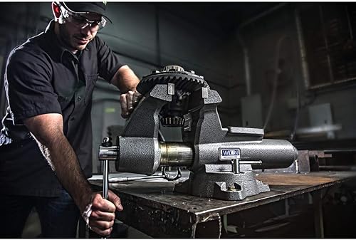 Miniatura 7 de Wilton Mechanics Pro tornillo de banco, ancho de mandíbula de 4-1/2 pulgadas, apertura de mandíbula de 4 pulgadas, garganta de 3-1/2 pulgadas