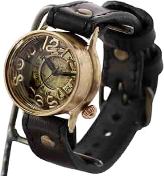 Amazon.co.jp: [渡辺工房(nabe)] 渡辺工房 手作り腕時計 “Spiral Index