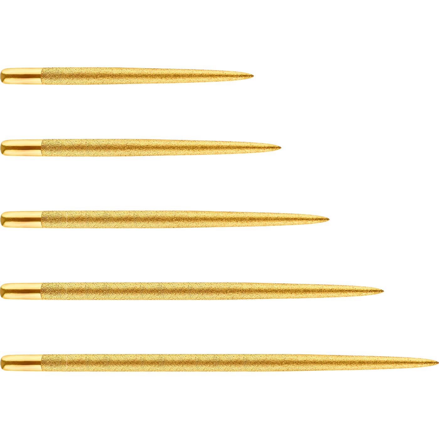 ONE80 Dart Steel Tip Wechselspitzen | Long Taper | sandbeschichtet | Verschiedene Längen & Farben | präziser Grip | langlebige Stahlspitzen | Dart Zubehör für Steeldarts