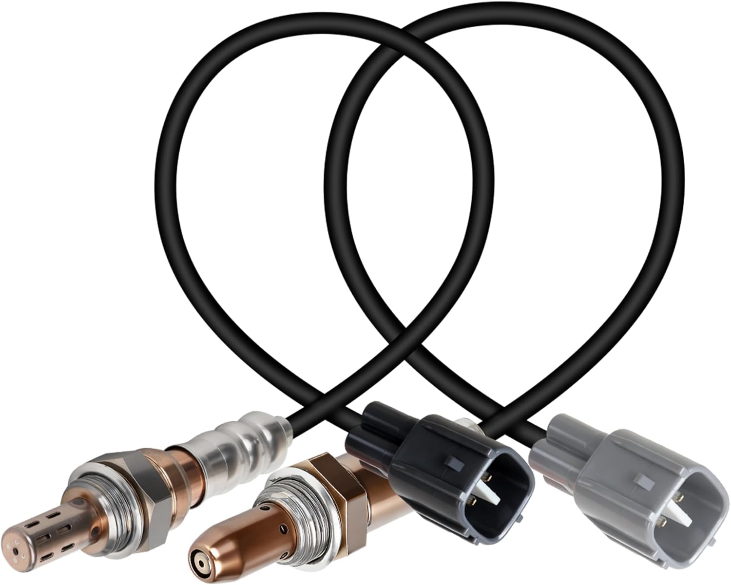 2PCS Oxygen O2 Sensor Upstream Downstream Compatible with Lexus ES300h 2013-2018，for Toyota Camry 2012-2017,RAV4 2012-2017 Camry L4 2.5L 2013-2018,Replace# OE 25054084 25024487