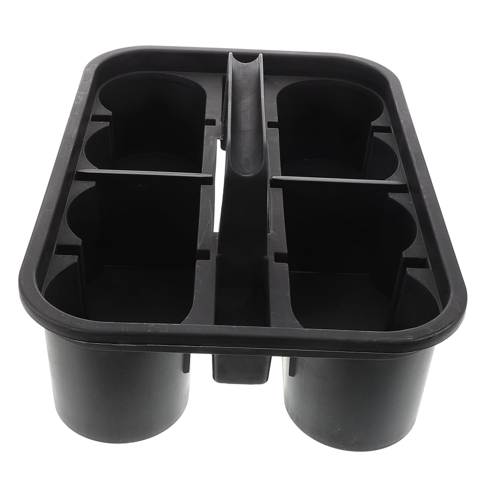 Cesta de Limpieza Portátil con Compartimentos para Herramientas de Automóvil Organizador de Plástico con Resistente para Lavado de Vehículos