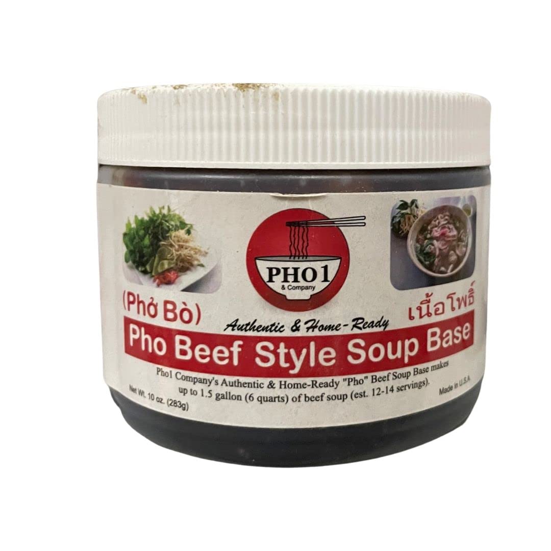 Pho1 Pho Beef Style Soup Base in 10oz (293gr) jar