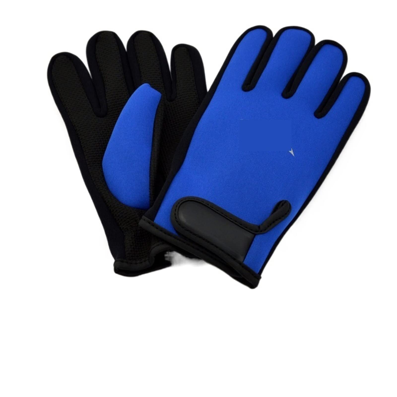 Gants de plongée en néoprène 2 mm, pêche, avec Tuba, antidérapant et Nylon, Gants Combinaison Humide, Natation, Surf, Chasse sous-Marine(Blu,XL)