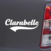 Vista 3 de CLARABELLE Name Blue Color Car Laptop Wall Bumper Decal Sticker, DesF12