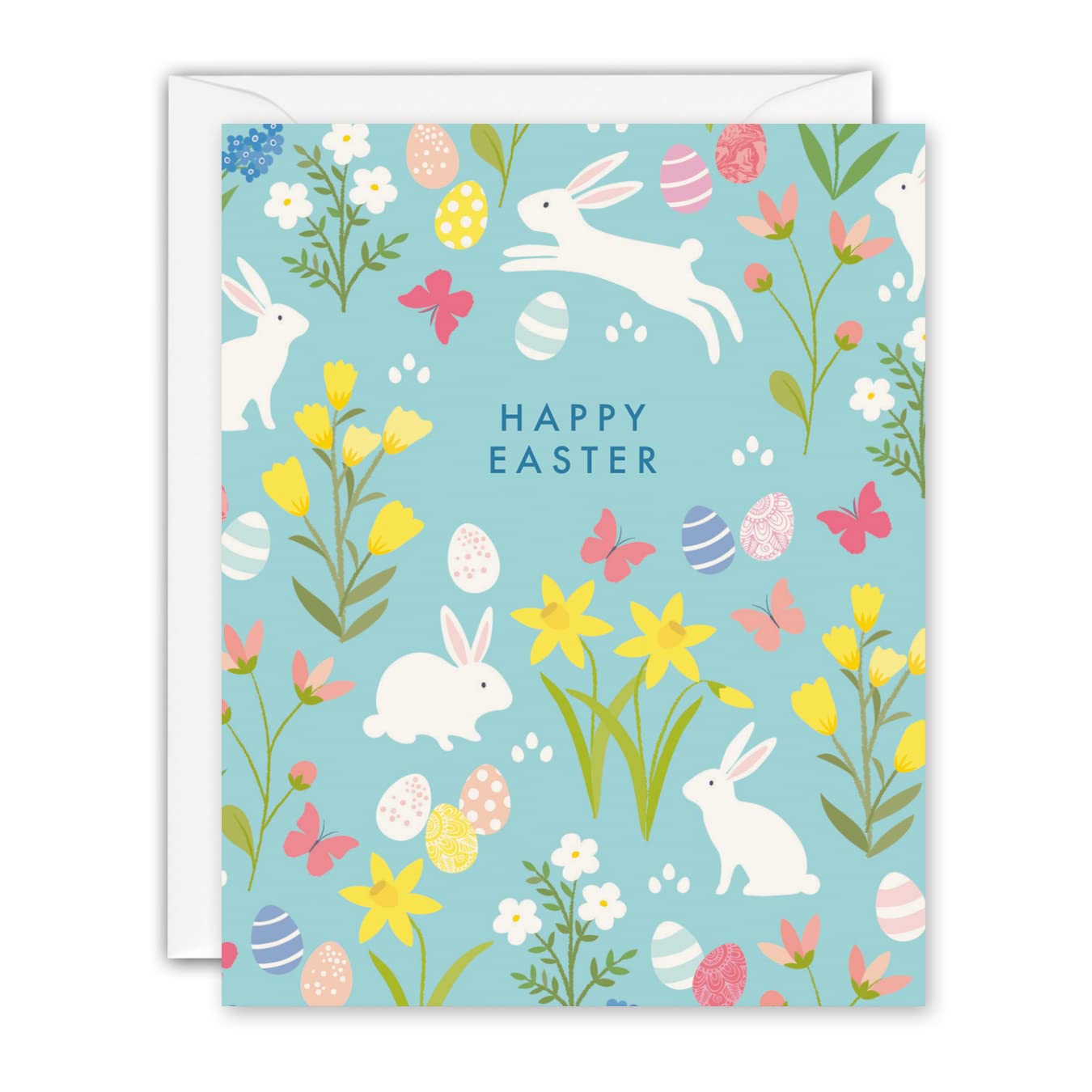 James Ellis - Easter Bunny Pattern pk of 5 Cards - MC3049