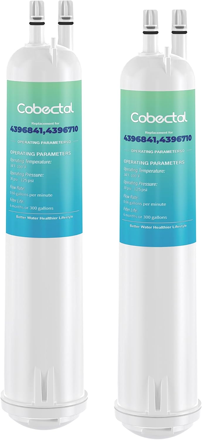 4396841 edr3rxd1 Water Filter Replacement for whirlpool water filter, Compatible with Everydrop Filter 3,kenmore 9030, 460-9083, 9083, 4396841, 4396710,3pack, Cobectal