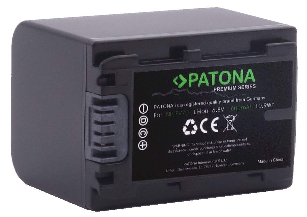 Akku Für Sony NP-FH60 | 1500mAh, 6,8V Li-Ion | Hochwertige Alternative, Kein Original