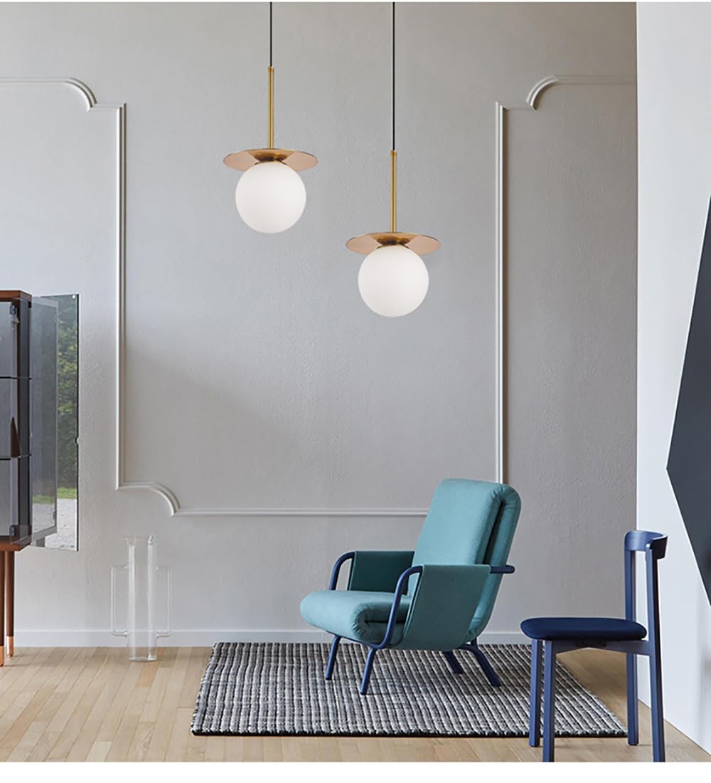 Lustre de luxe moderne blanc suspendu pour salle à manger et bar