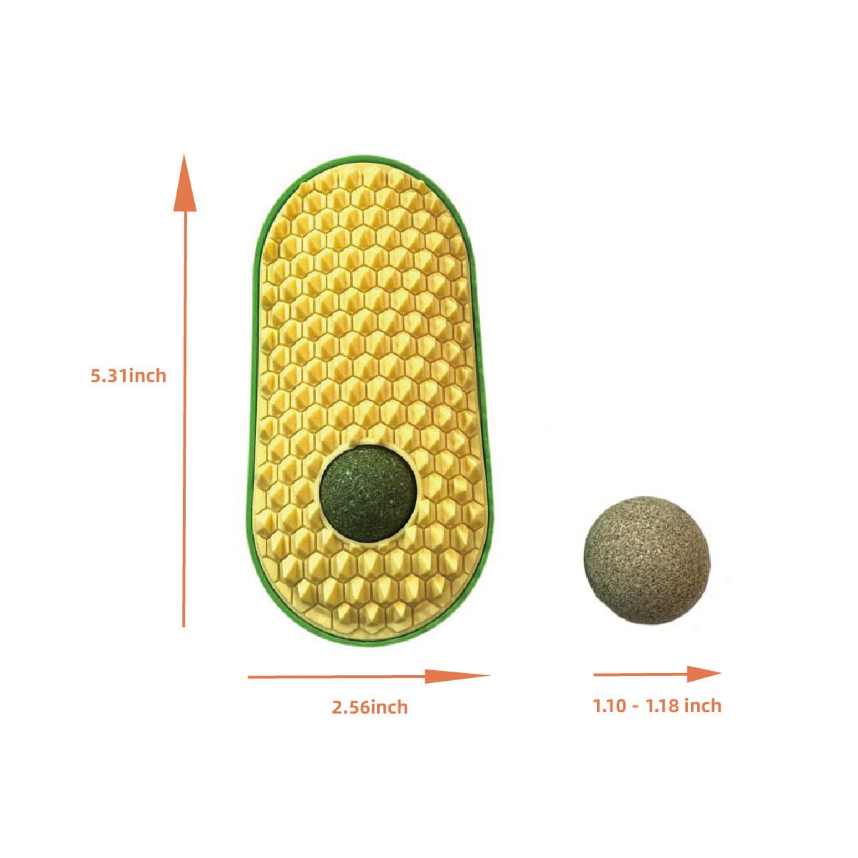 【2-Pack】Wall-Mounted Catnip Grooming Massager - Self-Grooming Corner Brush for Cats to Lick, Scratch, and Massage Cheeks with Catnip, for Indoor Cats - image 6