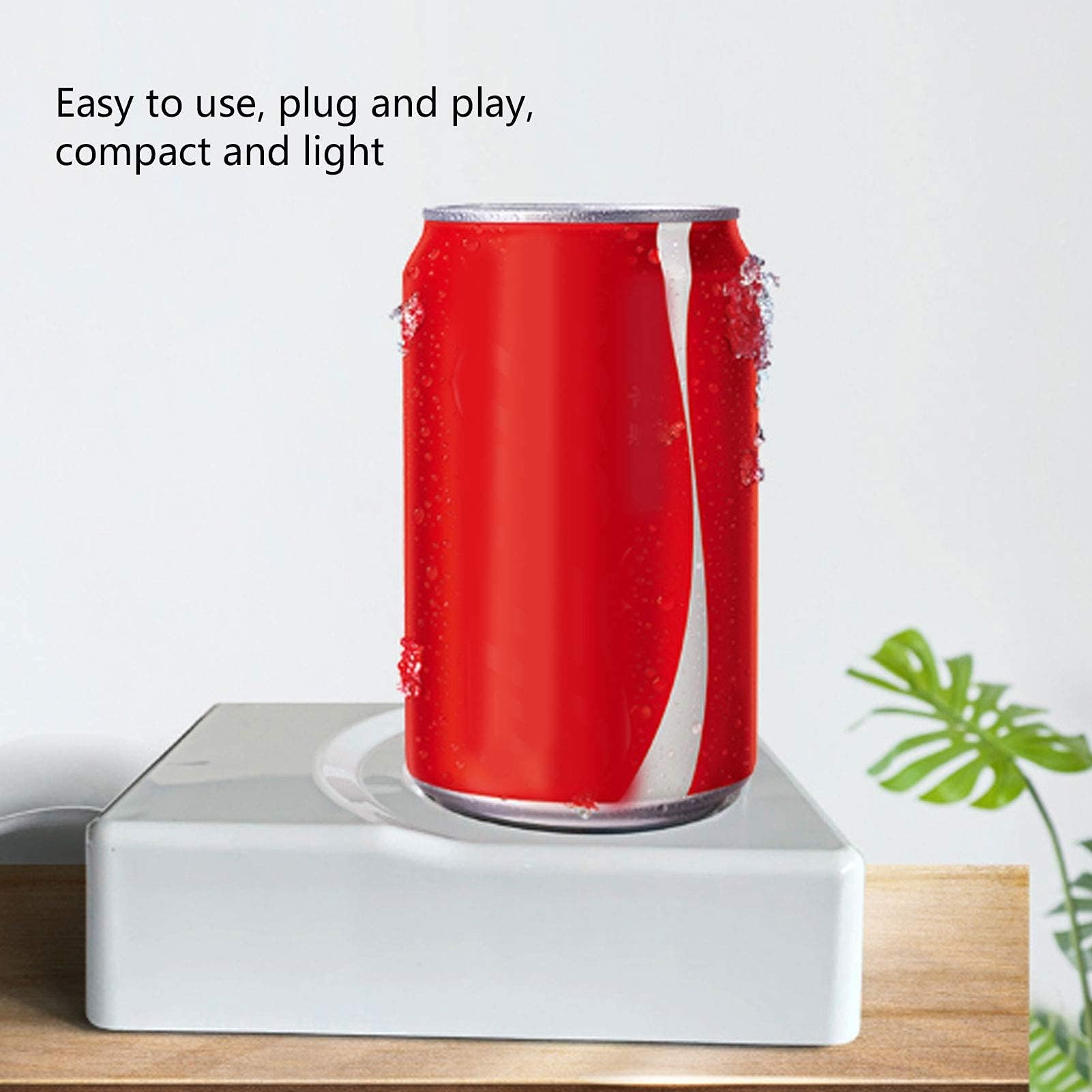 Refroidisseur de Tasse, Refroidisseur de Boisson électrique, Tasse de café, thé, canettes de Boisson, Refroidisseur à Double Usage USB, Dessous de Verre électrique, Tapis de