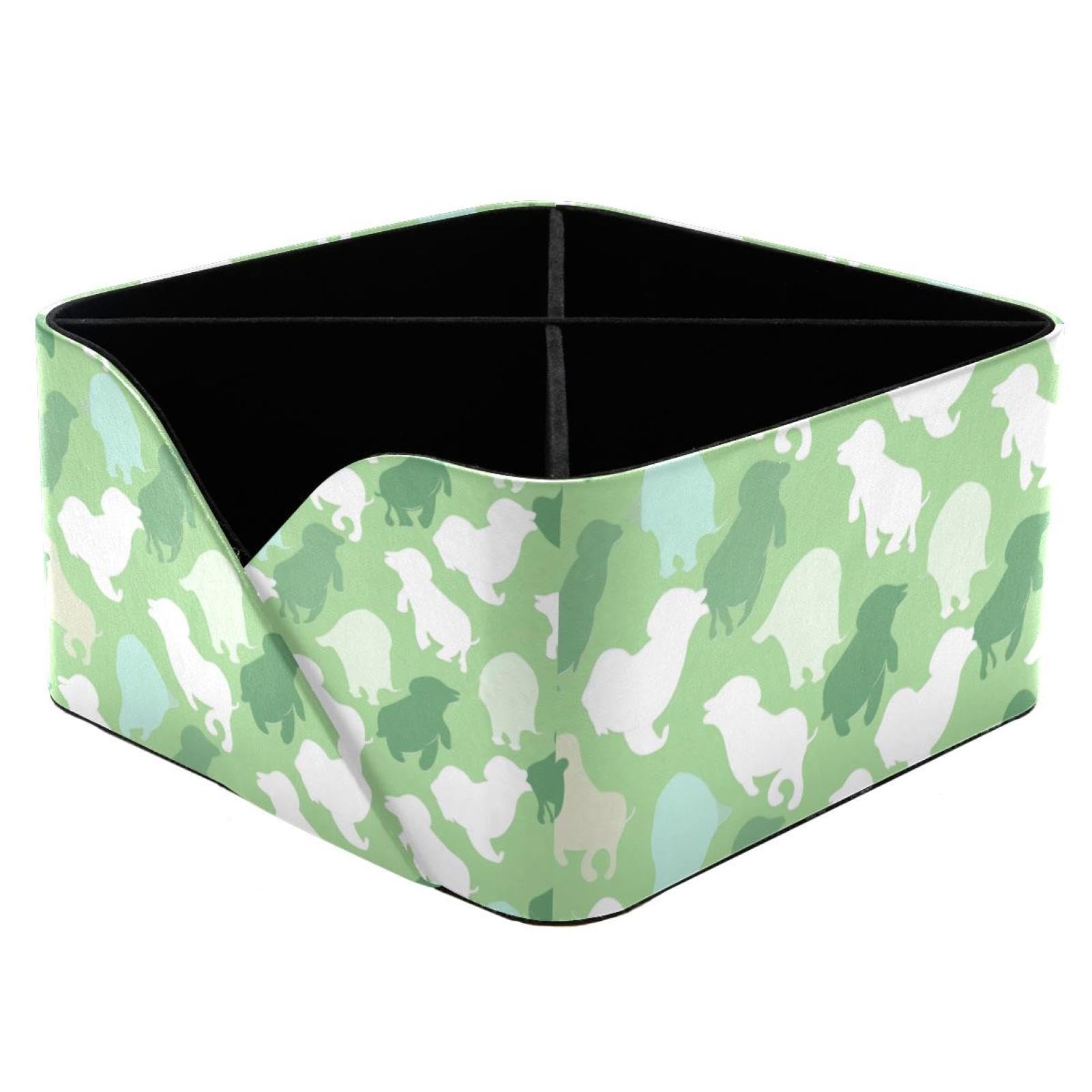 Porte-stylo rectangulaire pour ne plus chercher vos affaires, boîte rangement animal vert