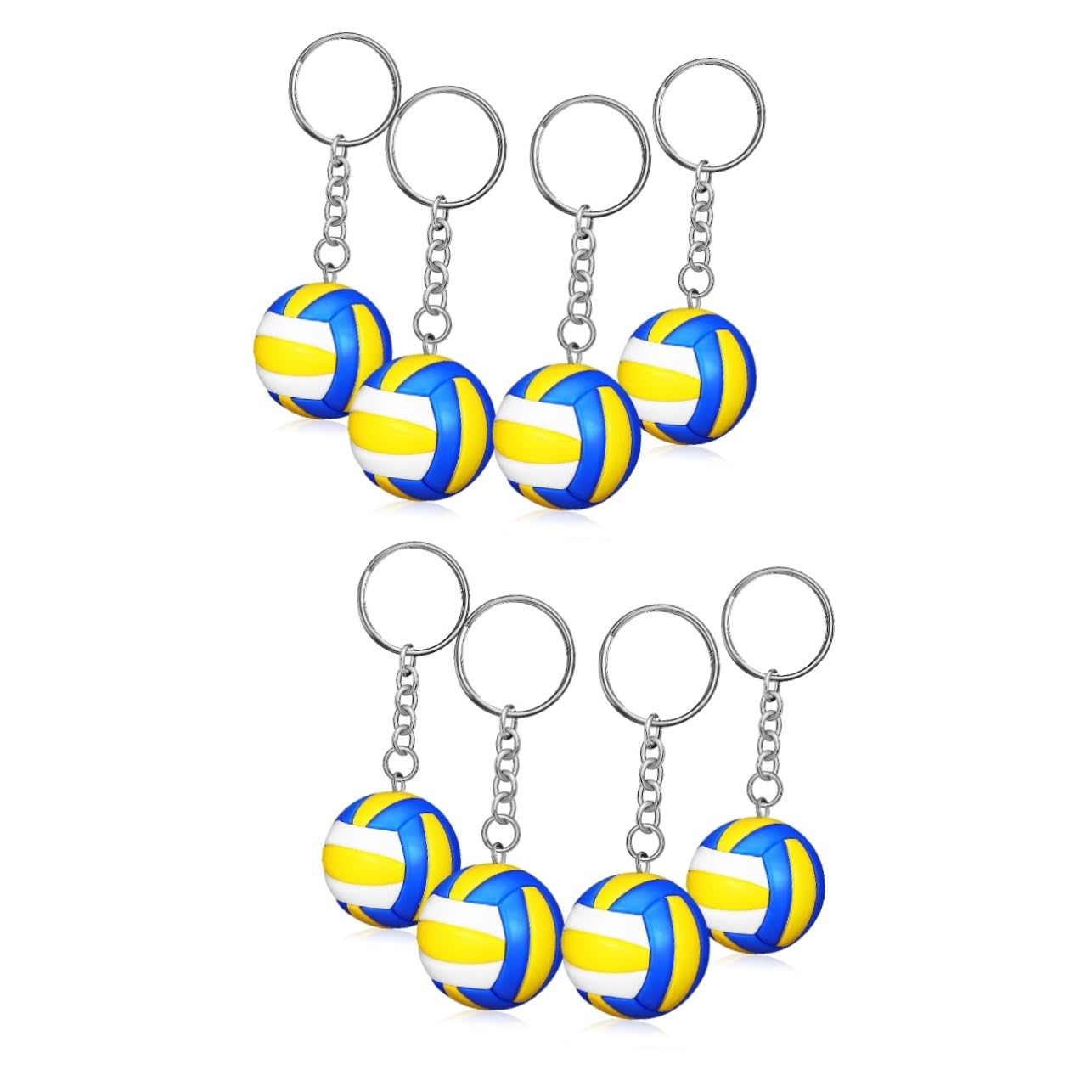 TOYANDONA Llaveros De Voleibol Sintético Accesorios Para Adornos Deportivos Para Entusiastas Del Voleibol