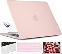 Vista 1 de TWOLSKOO Compatible con funda para MacBook Air M4 de 15 pulgadas versión 2025-2023 M4 A3241 M3 A3114 M2 A2941, carcasa rígida de plástico