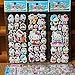 CVG 5 pz/Lotto Cartoon Hello Kitty Naughty Bubble Sticker Ricompense per la Scuola 3D Adesivi in ​​Schiuma gonfia Regalo per Bambini Giocattoli Scrapbook di Natale