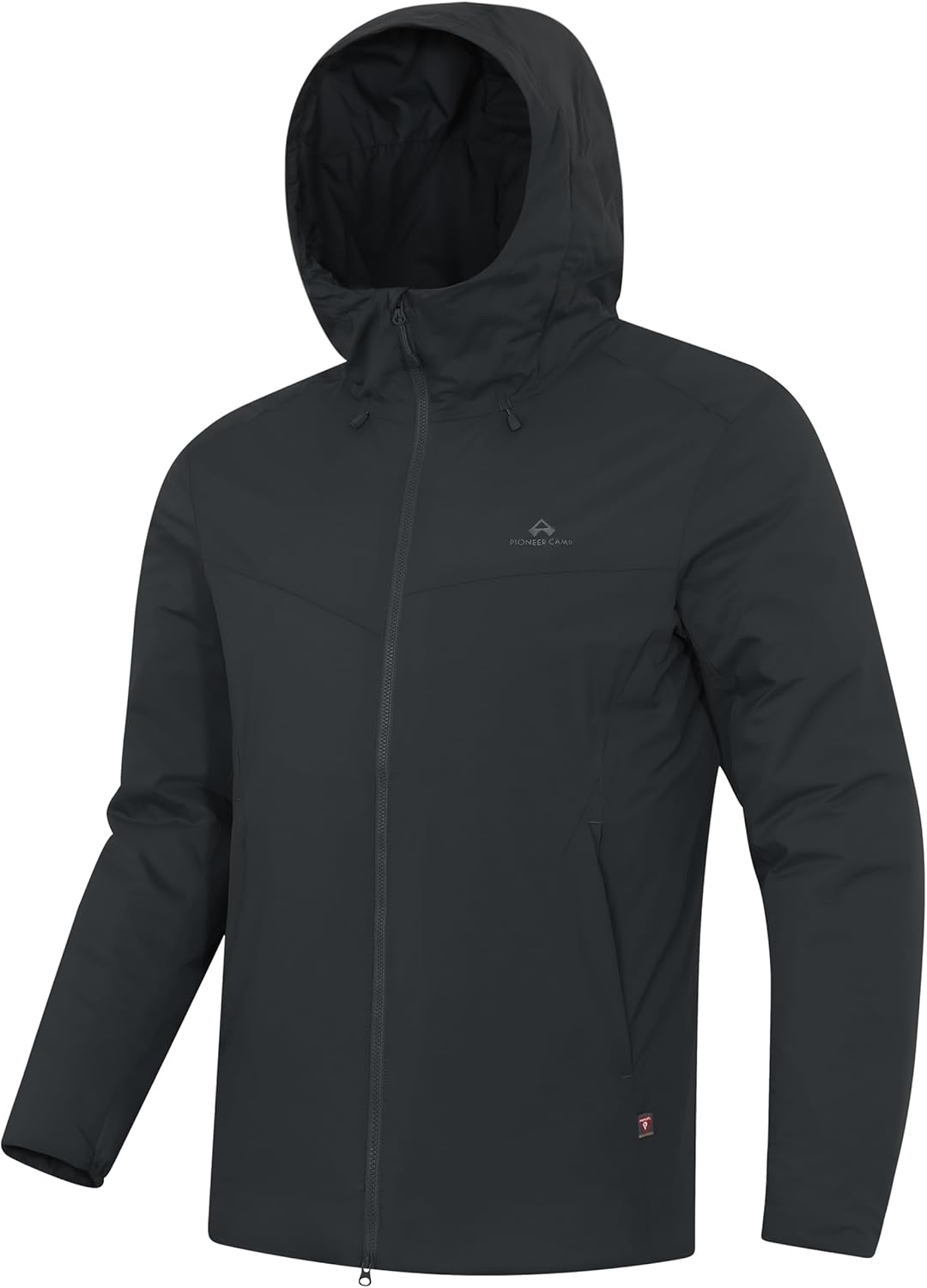 Pioneer Camp Men’s PrimaLoft Gold 60g Insulated Jacket Lightweight Water-Resistant Hooded Thermal Hiking Trekking Climbing