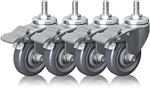 Lenkrollen 100mm 4er Set - Schwerlastrollen Für Speisewagen & Möbel