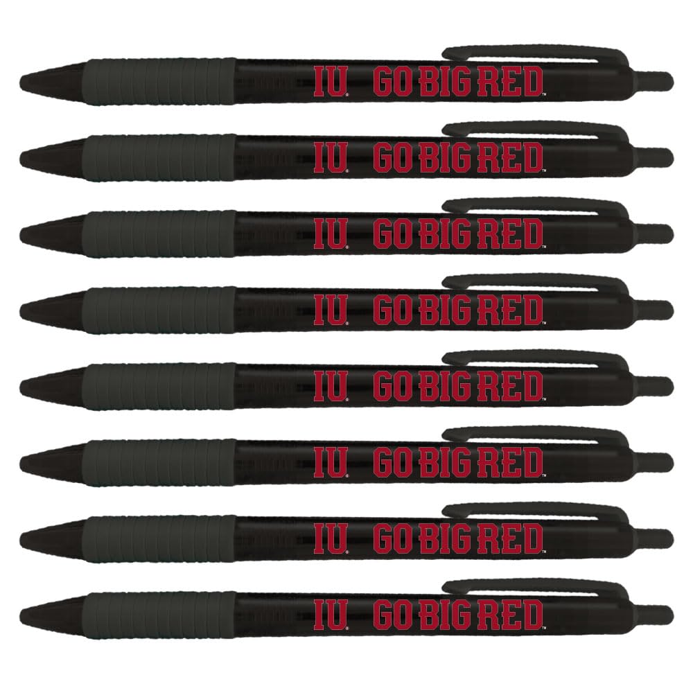 Indiana University Hoosiers Translucent 8 Pen Set 2532