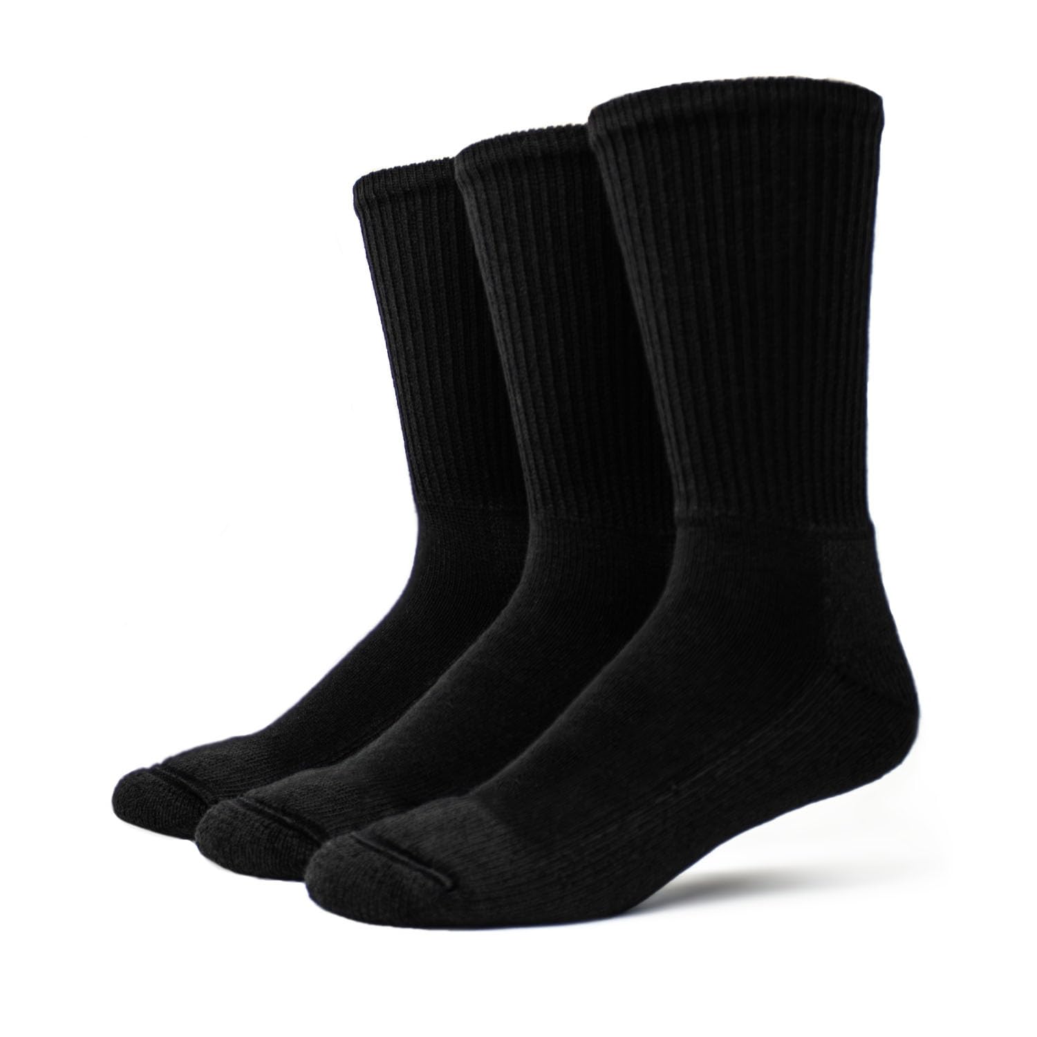Wigwam At Work Steel Toe Heavyweight Crew Socks, 3-Pack