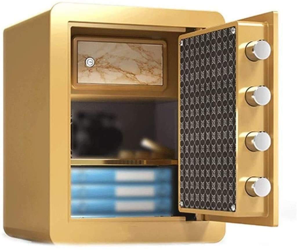 RLKHXBS Safe,Home Safe, Safes Home and Lock es Mechanical Password Small Password All-Steel Invisible Key