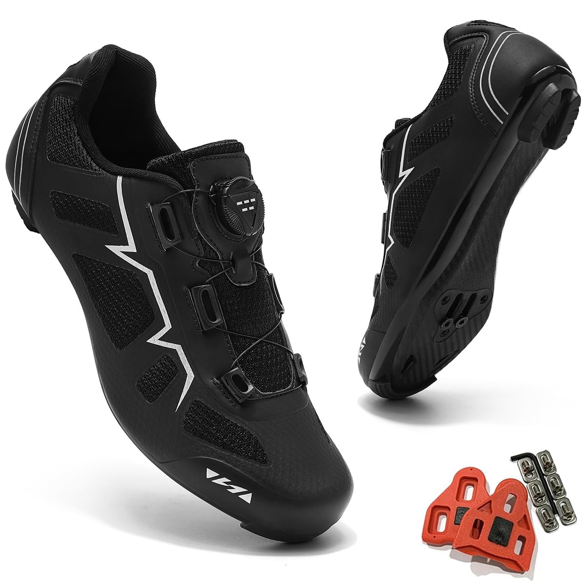 Zapatos de Ciclismo para Hombre Mujer, Zapatos Bicicleta Carretera