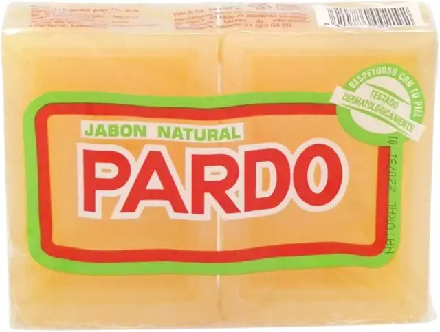 Jabón Natural Pardo - Pack de 2 Unidades de 150g - Para Uso Externo