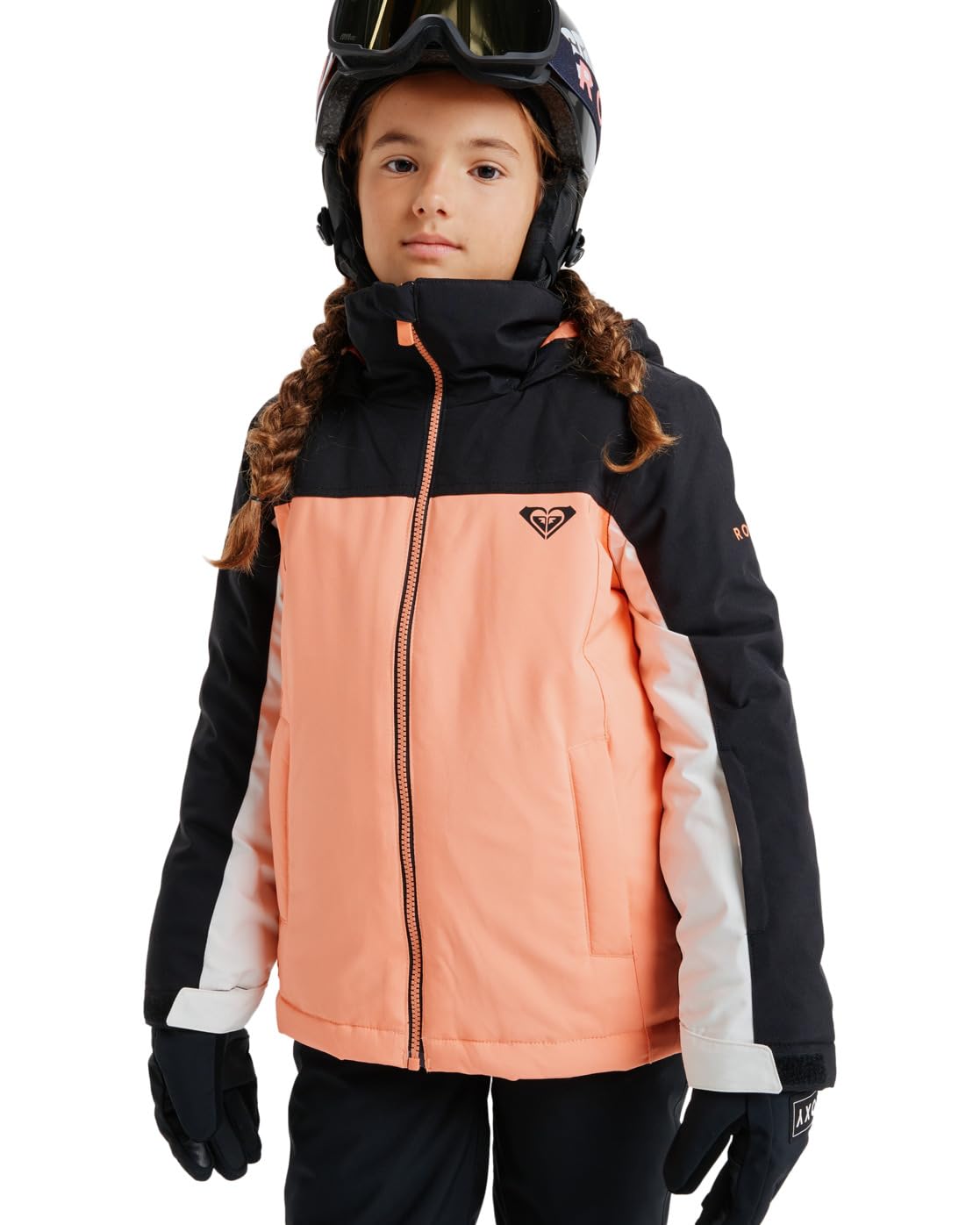 Roxy Snow Jacket Galaxy Girl Jacket Girl's Orange 8