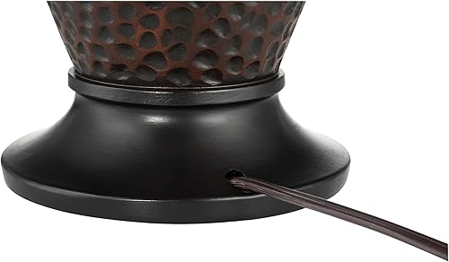 Miniatura 7 de 360 Lighting Cody - Juego de 2 lámparas de mesa de 26 pulgadas de alto, estilo rústico y moderno, con WiFi, con cadena inteligente, acabado de