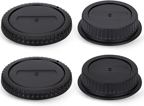 Miniatura 2 de Paquete de 2 tapas de montaje EF EF-S y tapa de lente trasera para Canon EOS 60D 70D 77D 80D 90D 2000D 4000D 5D Mark III IV 6D 7D Mark II 1DX Rebel