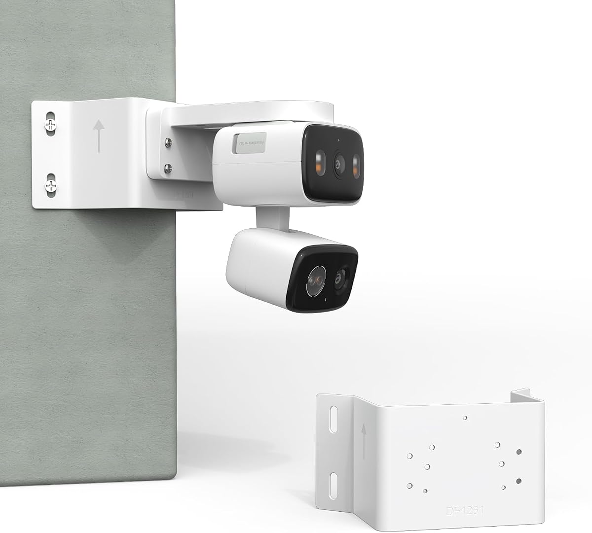 HOLACA Universal Outside Wall Corner Mount for TP-Link Tapo C246D/C236/C216/C217/C113/C420/C400/C400 Kit/C460 Security Camera