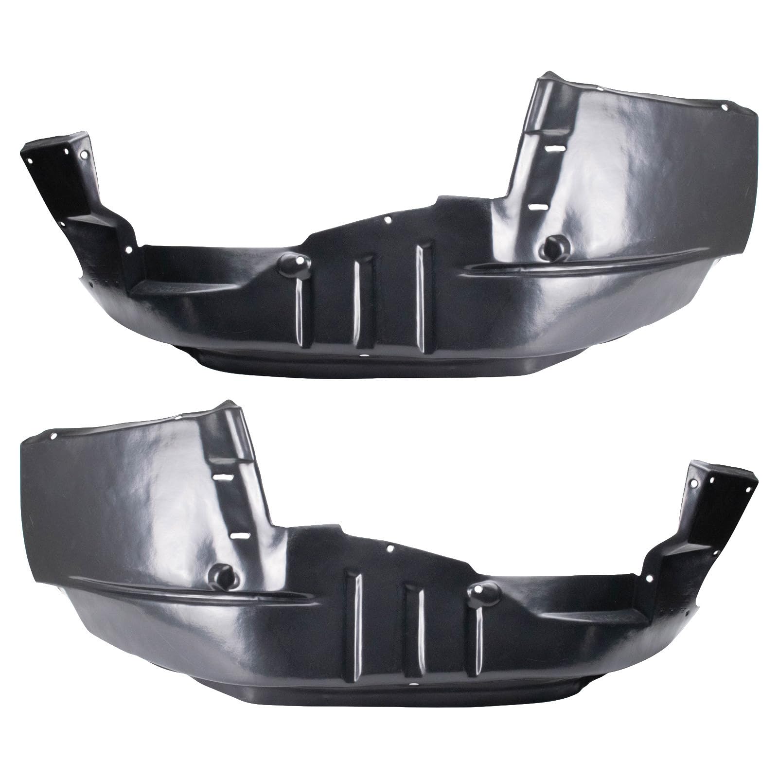 TRQ Front Inner Fender Liner Set | For 1984-1996 Jeep Cherokee 1984-1990 Wagoneer CH1248106 CH1249106