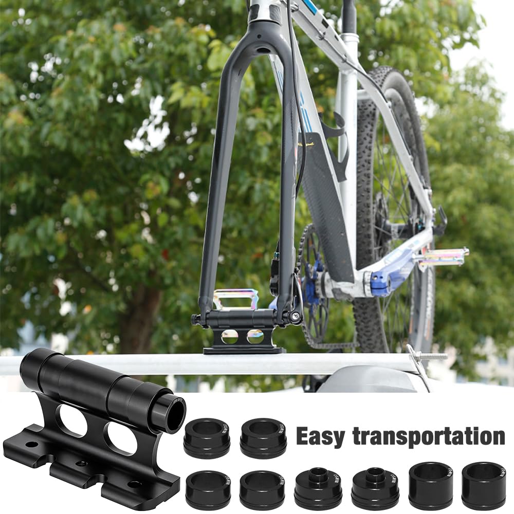 2 Stück Fahrrad Gabelhalterung mit Schnellspanner Fahrrad, Gabelhalterung Fahrrads Steckachse Aluminiumlegierung Fahrradgabelhalterung Fahrradgabel Fahrradhalterung Auto Zur LKW Anhänge