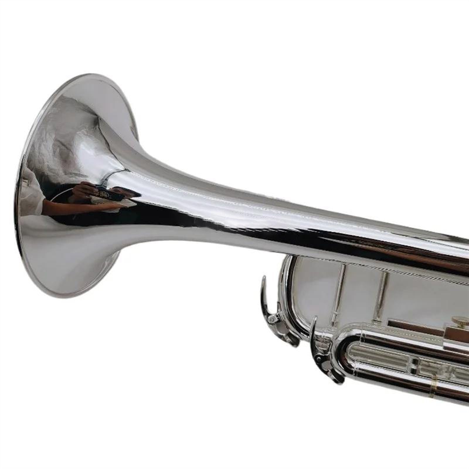 Standard Trompeten Bb-Tuning-Trompete Aus Messing Versilberte Oberfläche Musikinstrument Trompete Mit Kofferzubehör