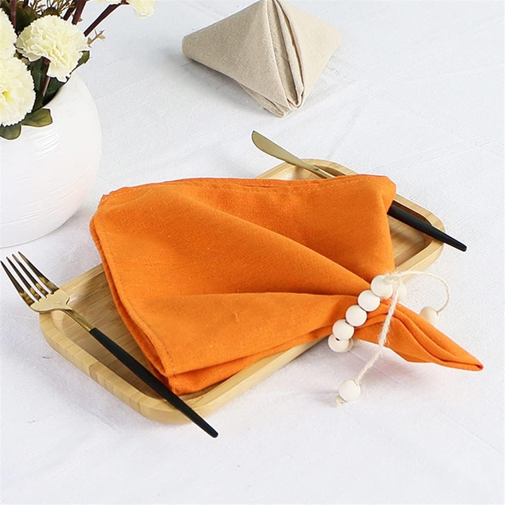 6 Pack Table Napkins, Kitchen Tea Towel, Cloth Napkin for Wedding, 18 X 12 Reusable, for Family Dinners(E)