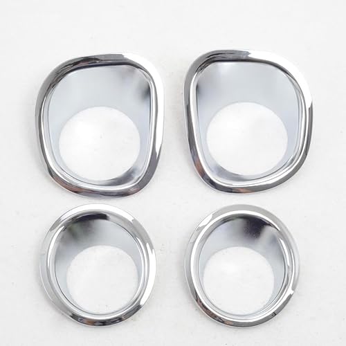 MadLoN Compatible con Nissan x-Trail 2007-2011, cubierta de lámpara antiniebla de automóvil, cromada delantera y trasera, decoración de marco de disponible en Yaxa Costa Rica