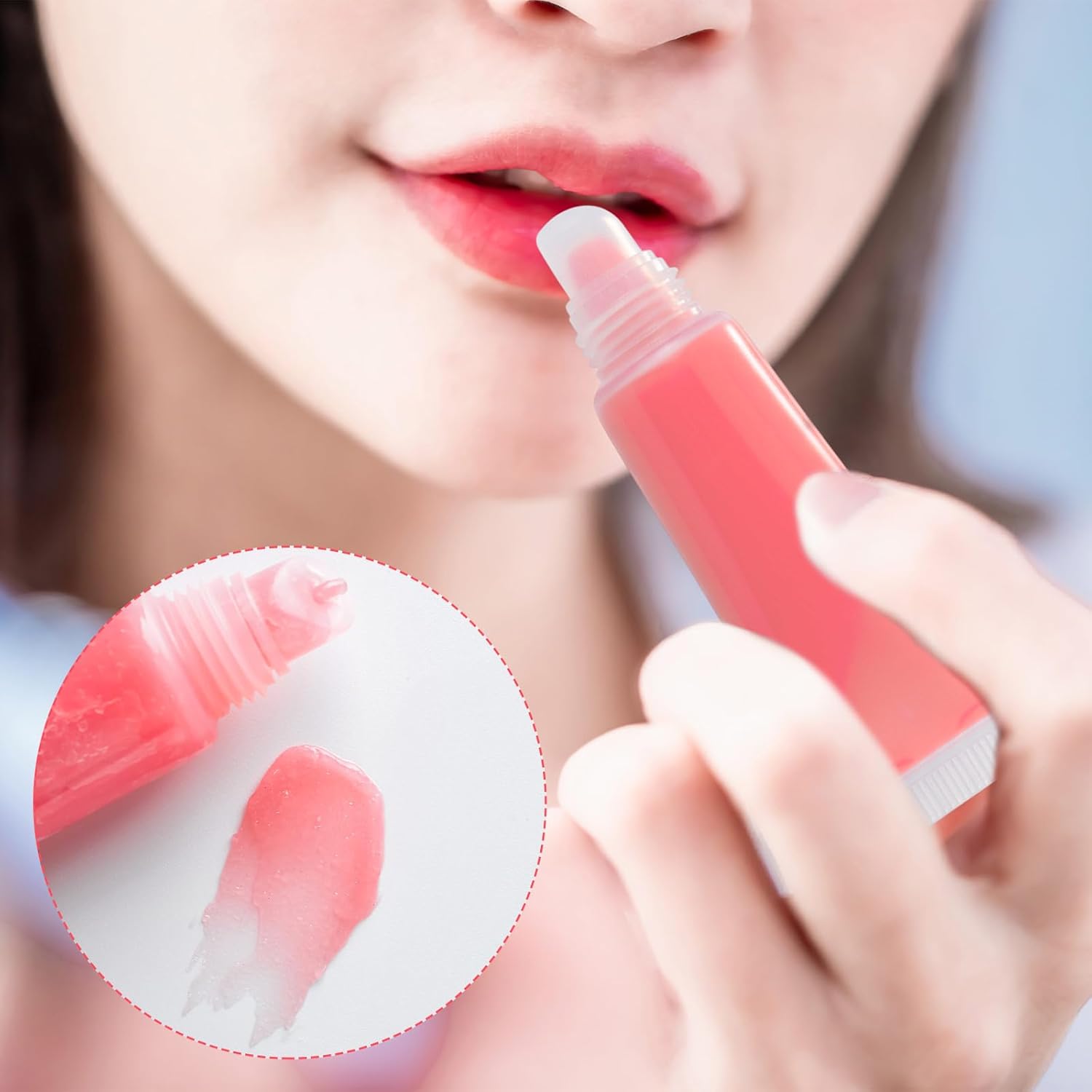 300 Pcs Lip Gloss Tubes Empty Bulk 8ml - Clear Squeeze Lip Balm Containers for DIY, Travel Toiletries, Ointment Storage, Personal Care Filling, Business Sampling, Private Label or Resale Use