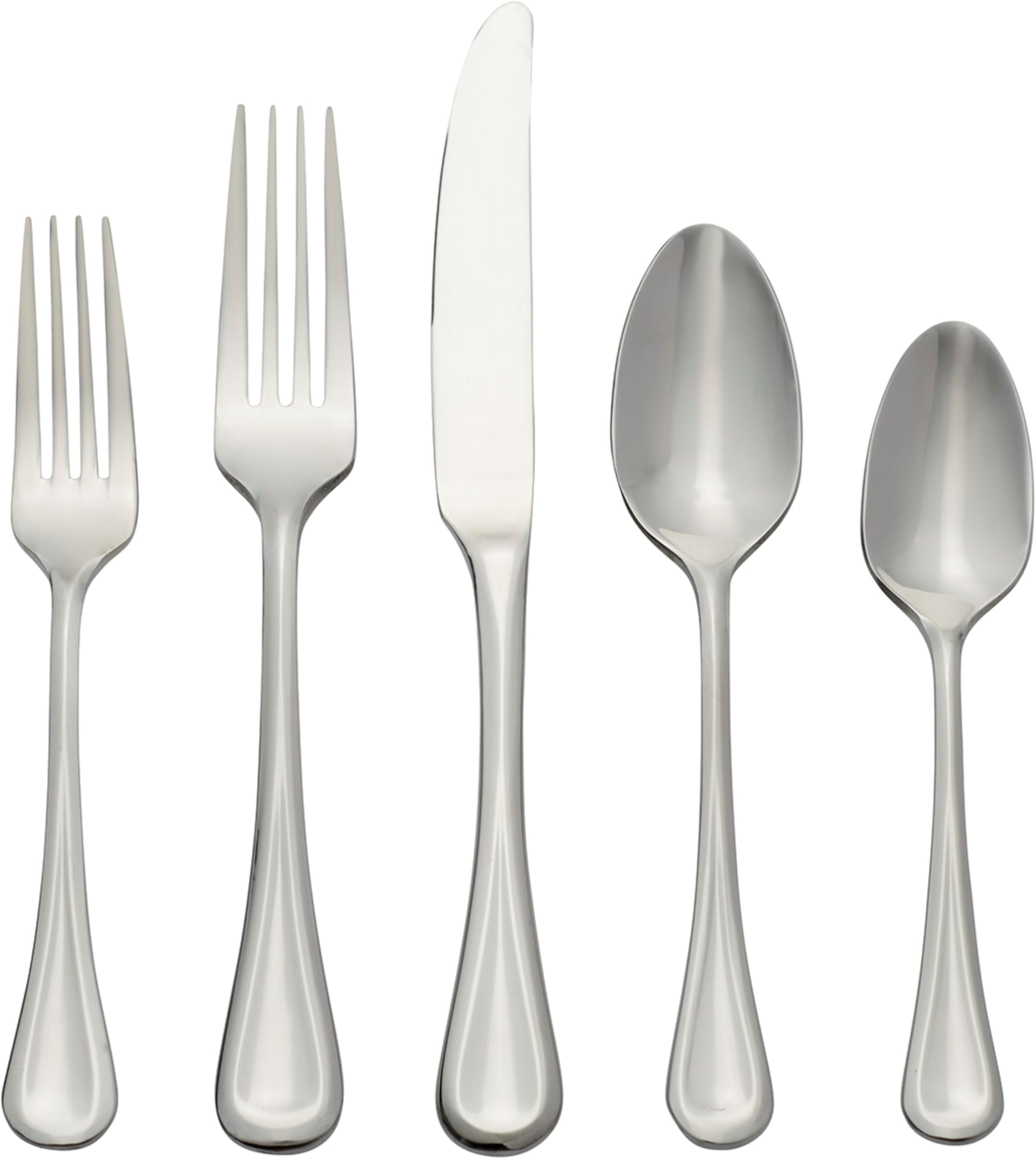 Virage 20 Piece Everyday Flatware Set, Service for 4, 18/0 Stainless Steel, silverware set