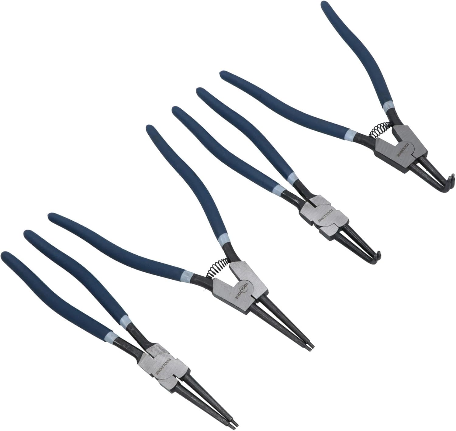 4pc Extra Large 13" Circlip Pliers Internal External O Ring Snap Ring Set TE325